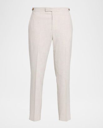 Reiss Mens Kai Hairline Stripe Tapered Trousers