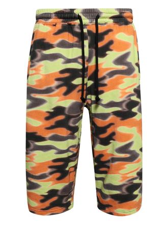 Bluemarble camouflage-print shorts - men - Cotton - S - Green