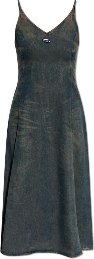 Kleedjes, Dames, Blauw, 2Xs, Denim, Jurk De-Beld-S