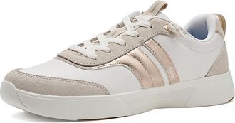 Keds Blisswalk Ubal Womens Shoes Snow White/Oatmeal/Gold Leather/Suede : 6.5 B - Medium