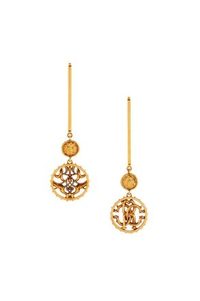 Roberto Cavalli Ladies Bar And Pendant Drop Earrings