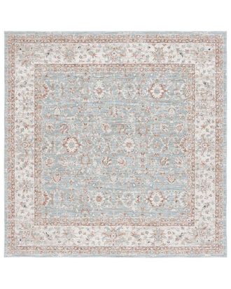 Lauren Ralph Lauren Blue / Rust Power Loomed Rug
