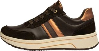 Ara Sapporo Sneaker - Dames - Schoenen - Bruin - Maat: 40 EU Leer