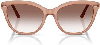 Oliver Peoples x Roger Federer Mr. Federer 55mm Cat Eye Sunglasses in Hibiscus /Earth Gradient at Nordstrom