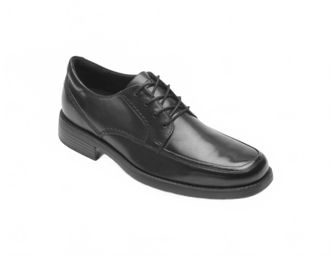Rockport Mens Greyson Apron Toe Shoe In Black