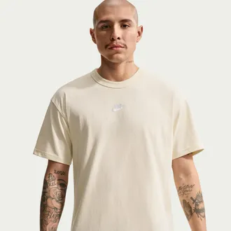 Nike Mens Nike Sportswear Premium Essentials T-Shirt in White | IH1121-113