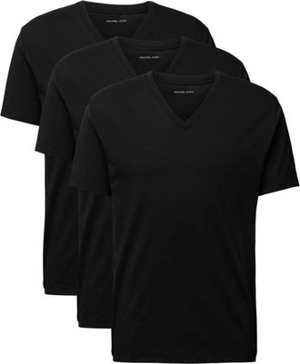 Michael Kors 3-delige Onderjack Set - Heren - T-shirts - Zwart - M - Katoen - Tops