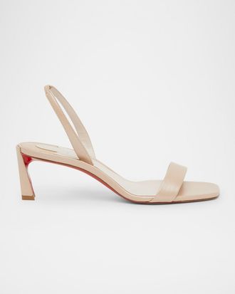 Christian Louboutin 55mm Condora Leather Slingback Sandals