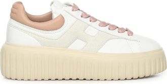 Hogan H-Stripes Sneaker - Dames - Sneakers - Wit - 39 EU - Leer - Schoenen