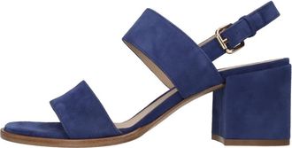 Roberto Festa Milano Assia Su&egrave;de Sandalen - Dames - Sandalen met hakken - Blauw - 40 EU - Su&egrave;de - Schoenen