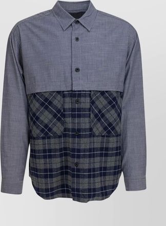 Comme Des Garçons long sleeve button-down shirts featuring pockets