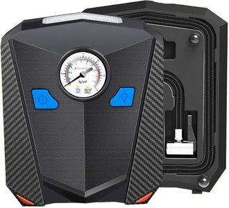 OEM Bomba De Inflado De Neum&aacute;ticos Para Coche, Compresor De Aire Port&aacute;til Con Luz Led Para Suv, Furgonetas, Motocicletas, Camiones, Tipo 1