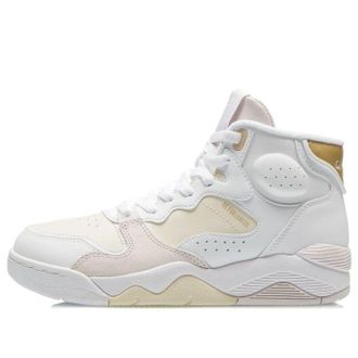 Li-Ning (WMNS) Li-Ning Classic Basketball Shoes White Yellow AGBR082-2