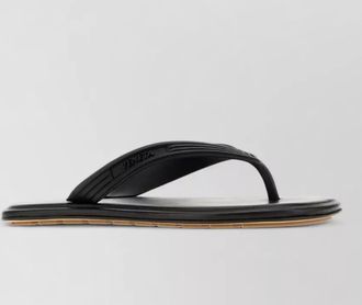 Bottega Veneta sampieri thong sandals flat sole rubber