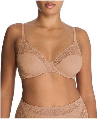 Natori Pretty Smooth Seamless Underwire Womens Bra Buff : 38DDD, Elastane/Nylon
