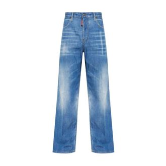 Dsquared2 Heren, Jeans, Blauw, Maat: M Katoen