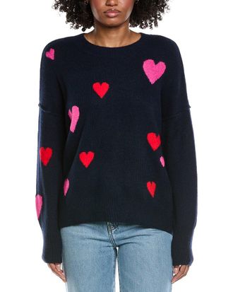 CeCe by Cynthia Steffe Heart Pattern Sweater