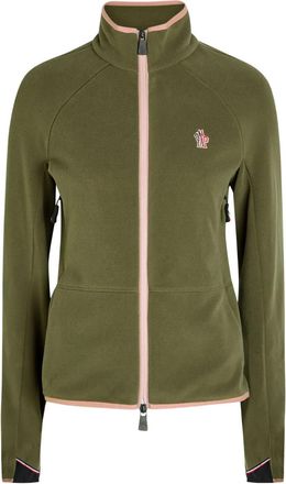 Moncler fleece zip-up sweatshirt - Green