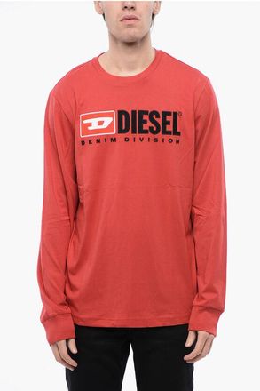 Diesel RED TAG Long Sleeved T-JUST-LS-DIV Crew-neck T-Shirt size L
