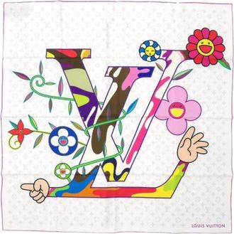 Louis Vuitton Pre-owned Silk scarves - Dames - Vintage Accessoires - Veelkleurig - ONE Size - Vintage