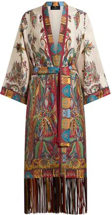 Etro Silk Duster Coat
