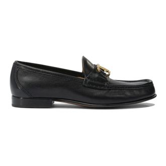 Valentino Garavani Loafers, female, Black, Size: 8 1/2 US Black Loafer Shoes for Women