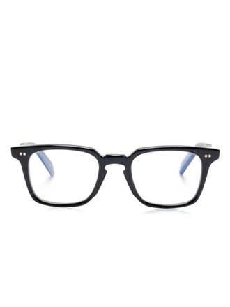 Cutler and Gross rectangle-frame glasses - unisex - Acetate - 48 - Black