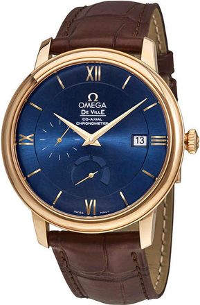 Omega De Ville Prestige Blue Dial Automatic Mens Watch 424.53.40.21.03.002