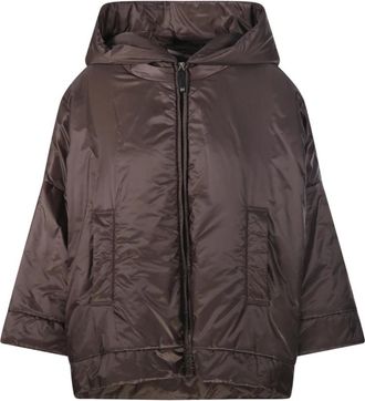 Max Mara Jassen, Dames, Bruin, S, Fiore Quilted Waist Coat