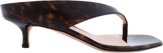 Bally Nyna 45 Tortoiseshell Patent Sandals