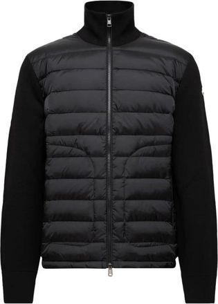 Moncler Gevoerde Ritsvest - Heren - Vesten - Zwart - XL - Wol - Truien & Vesten