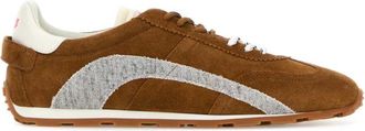 Dsquared2 Brown Color Block Sneakers
