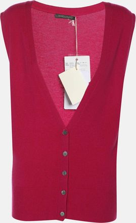 Marina Rinaldi Pink Cashmere Knit Waistcoat