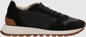 Brunello Cucinelli Sneakers Brunello Cucinelli in camoscio e nylon con monile