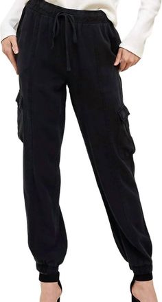 Thread & Supply Marshall Cargo Joggers In Vintage Black