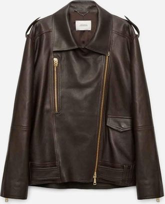 Dorothee Schumacher Biker Leather Jacket