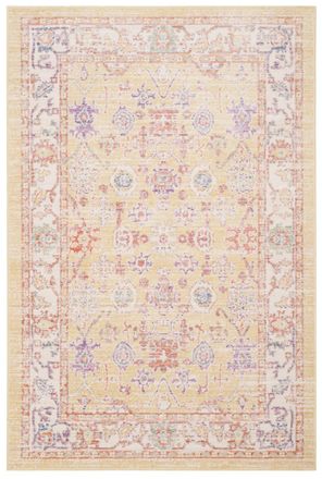 Safavieh Alfombra algod&oacute;n dorato/viola 122 x 183 cm