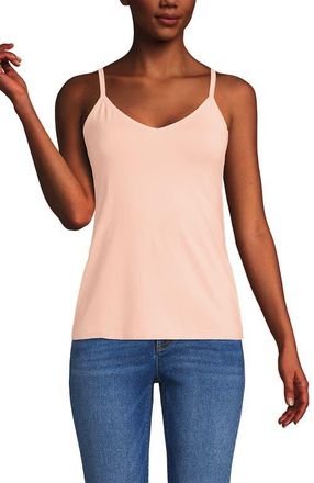 Lands End Cooling V-neck Camisole in Soft Mineral Blush at Nordstrom, Size X-Large