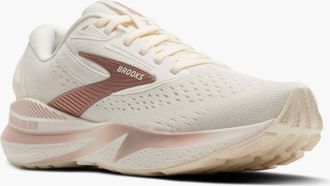 Brooks Womens Adrenaline Gts 24 Sneakers In 181 Coconut/rosegold/white