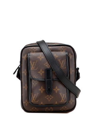 Louis Vuitton 2021-2025 Monogram Macassar Christopher Wearable crossbody bag - unisex - Fabric/Calf Leather/Leather/Cotton - One Size