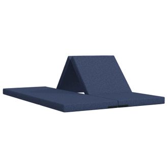 vidaXL Sof&aacute; Cama Plegable 140 X 67 X 45 Cm Azul Vidaxl