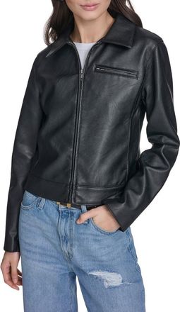 Levi's Faux Leather Jacket in Black at Nordstrom, Size X-Large
