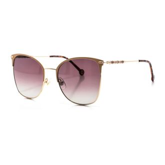 Carolina Herrera Oval Metal Sunglasses - female - Carolina Herrera - Sunglasses - Multicolor - ONE SIZE - Accessories
