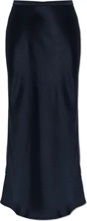Anine Bing Rokken, Dames, Blauw, S, Satijn, Bar Maxi Rok