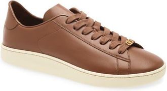Valentino Garavani Calfskin Leather Sneaker in Brown Multi at Nordstrom, Size 12Us