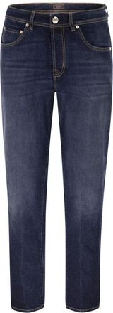 PESERICO 5-Pocket Stretch Cotton Twill Denim