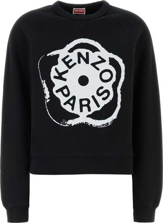 Kenzo Black Cotton Sweatshirt