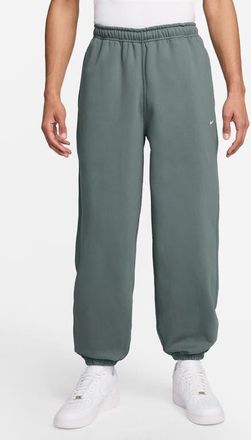 Nike Solo Swoosh Fleece Sweatpants in Clay Green/White at Nordstrom, Size Xx-Large