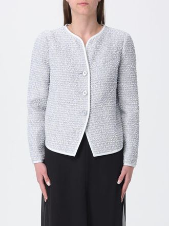 Emporio Armani Giacca di lana boucl&eacute; lurex Emporio Armani