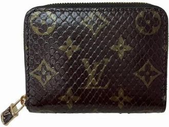 Louis Vuitton Pre-owned Wallets, female, Brown, Size: ONE SIZE Pre-owned Leather Wallet
